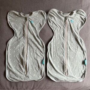 2 Love To Dream Swaddle Up Stretch Cotton - Olive Moon NB